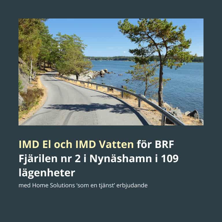 Case-bild för IMD El & IMD Vatten för BRF Fjärilen