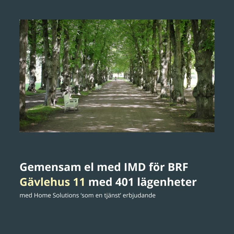 Case-bild för IMD El för BRF Gävlehus 11