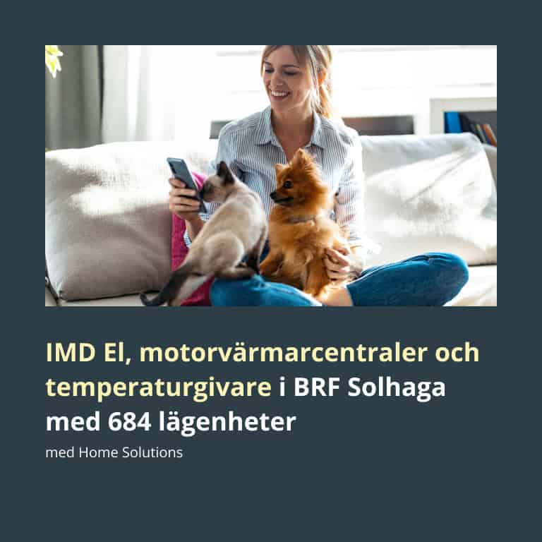 Case-bild för IMD El, motorvärmarcentraler & temperaturgivare för BRF Solhaga